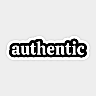 Authentic Sticker